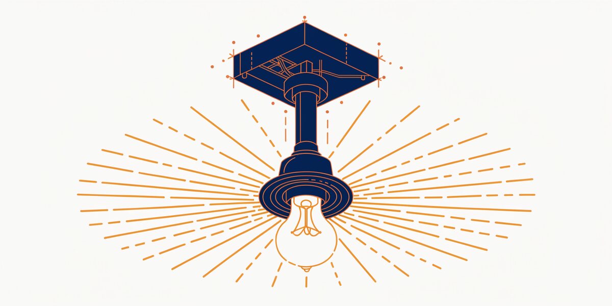 Illustration en style dessiné : lumière qui clignote.